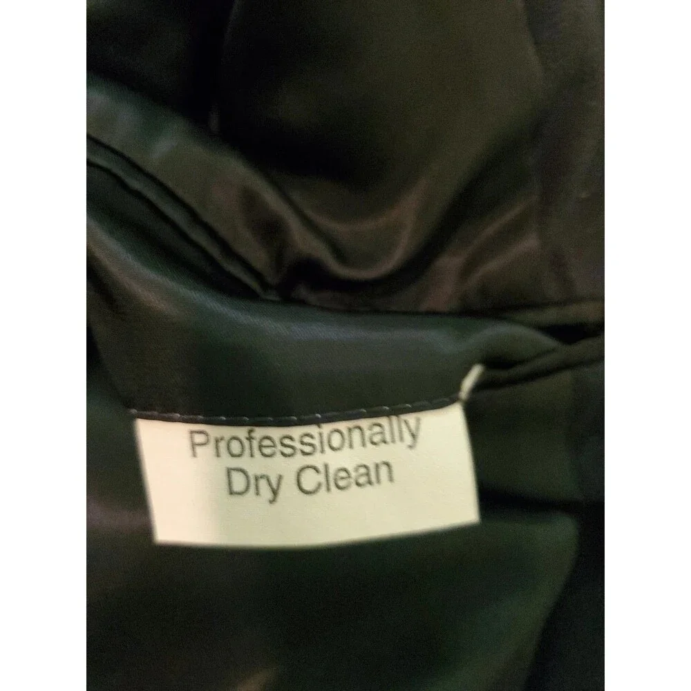 VTG Jhane Barnes Men's Black Suede Blazer Sportcoat Jacket 46L